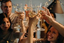 wine glass celebration